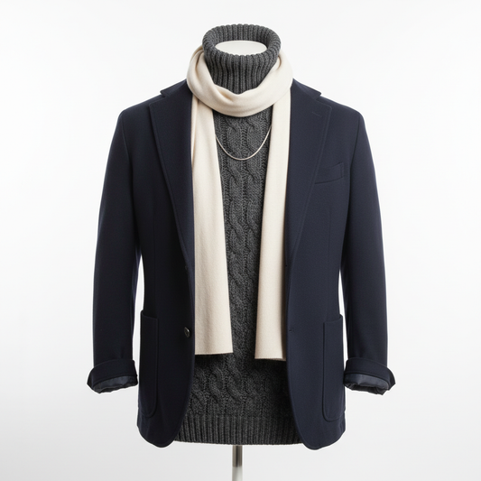 Men's turtleneck sweater product photo